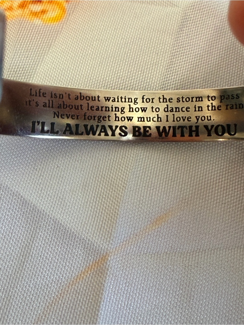 “ I will always be with you” Bracelet - Picture 3 of 5